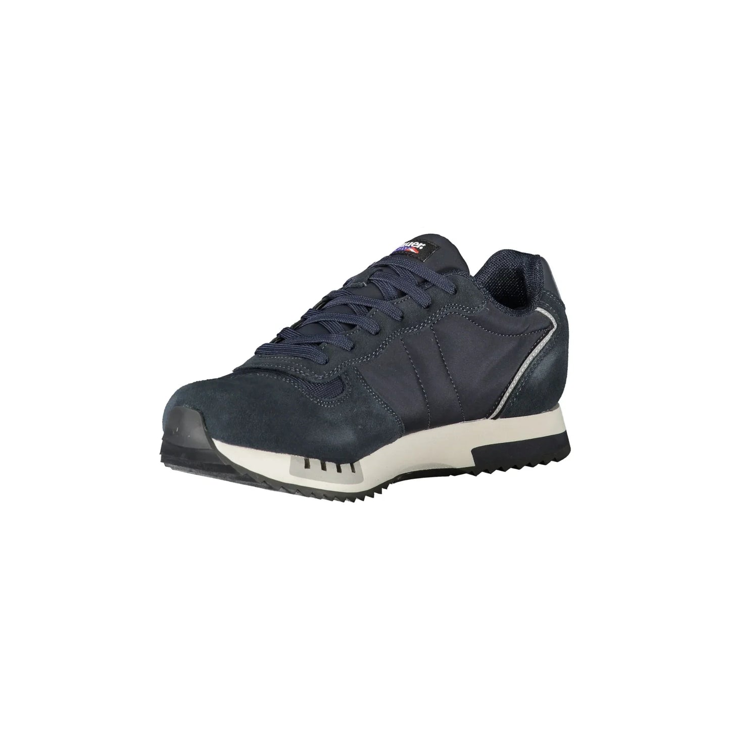 BLAUER Herren-Sneaker in Blau mit Schnürsenkeln und kontrastierenden Details