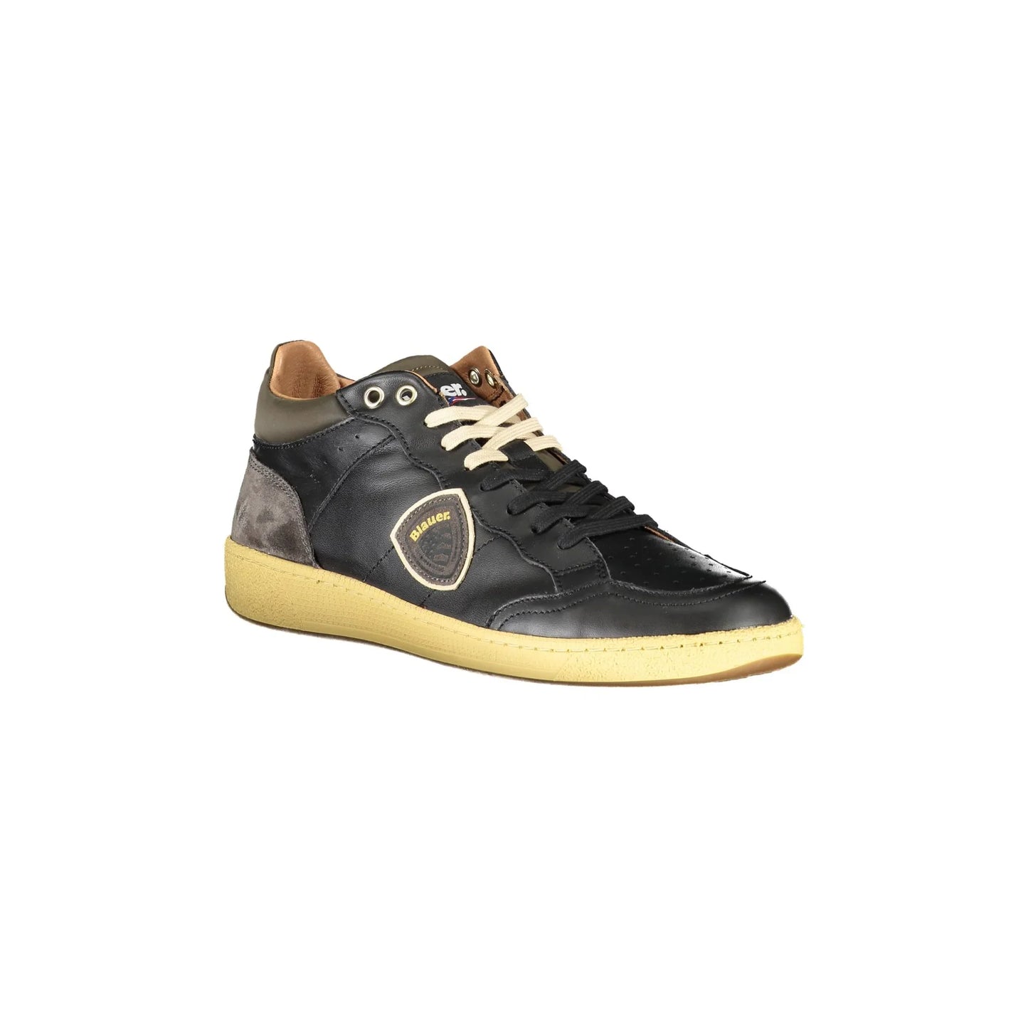 BLAUER Herren-Sportschuhe in Schwarz mit kontrastierenden Details
