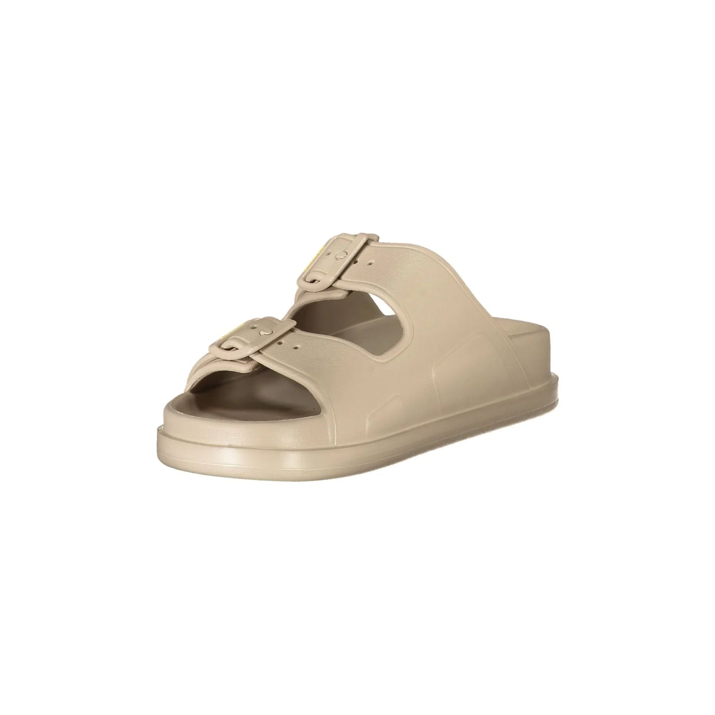 BLAUER Damen-Hausschuhe in Beige mit verstellbarem Doppelverschluss