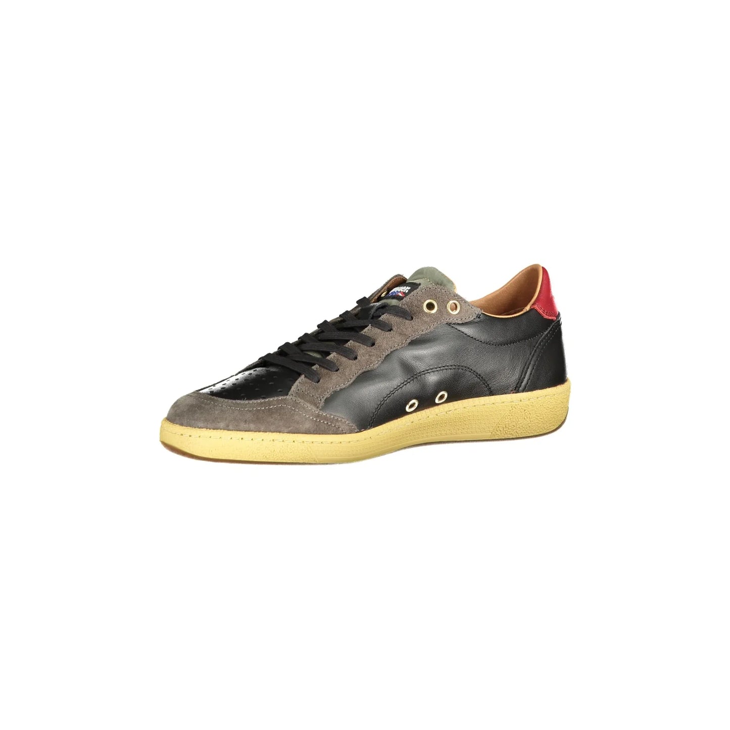 BLAUER Scarpe Sneakers Uomo Nere con Plantare Removibile
