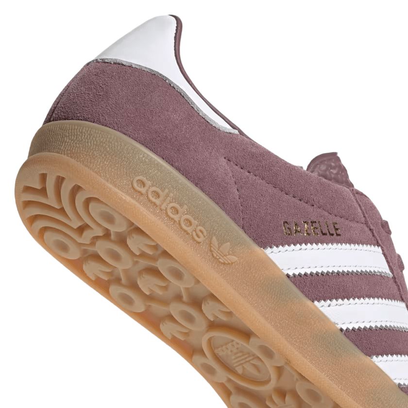 Gazelle Indoor-Schuhe Schatten Feige/Wolke Weiß/Gummi