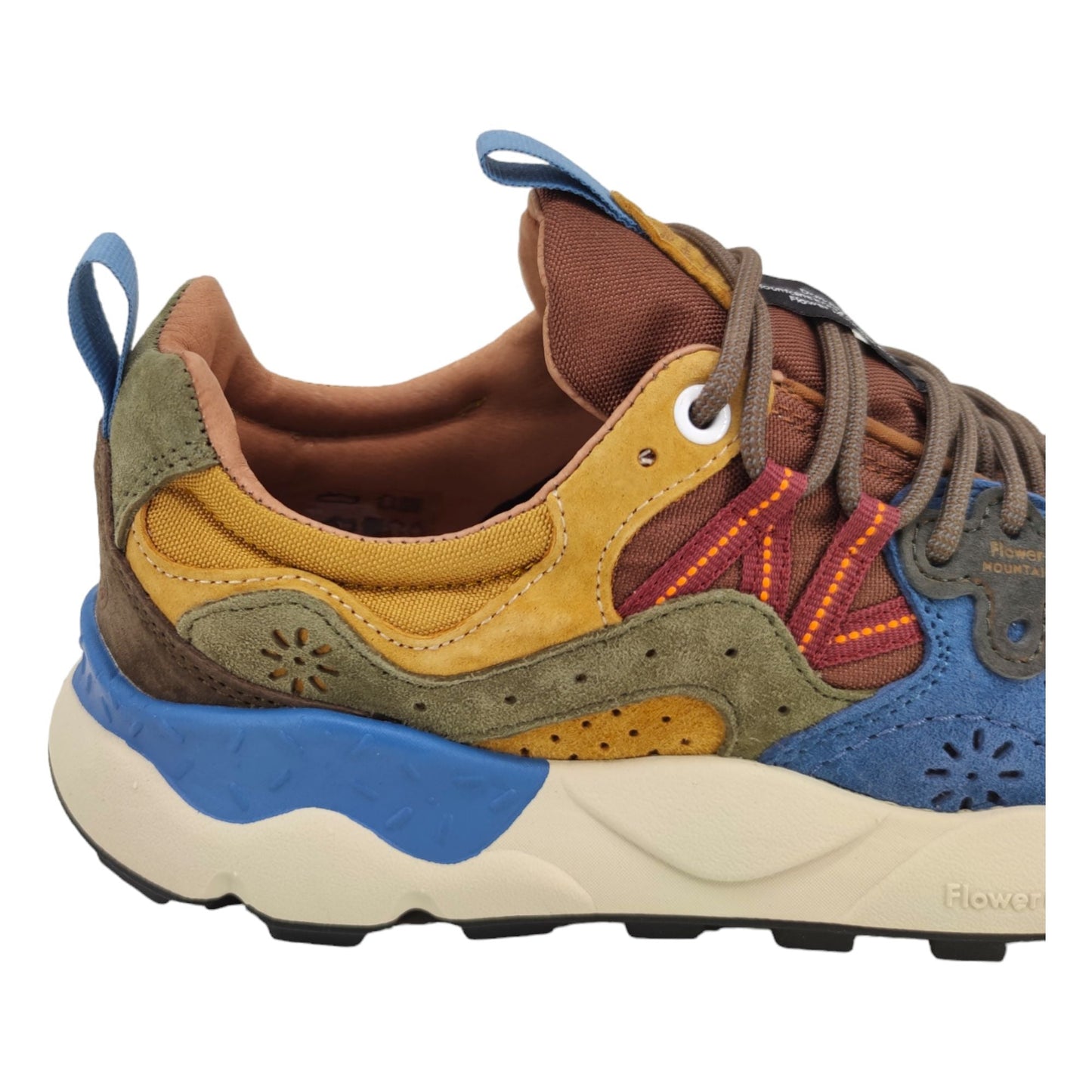 Yamano 3 Dark Brown/Light Blue Shoes