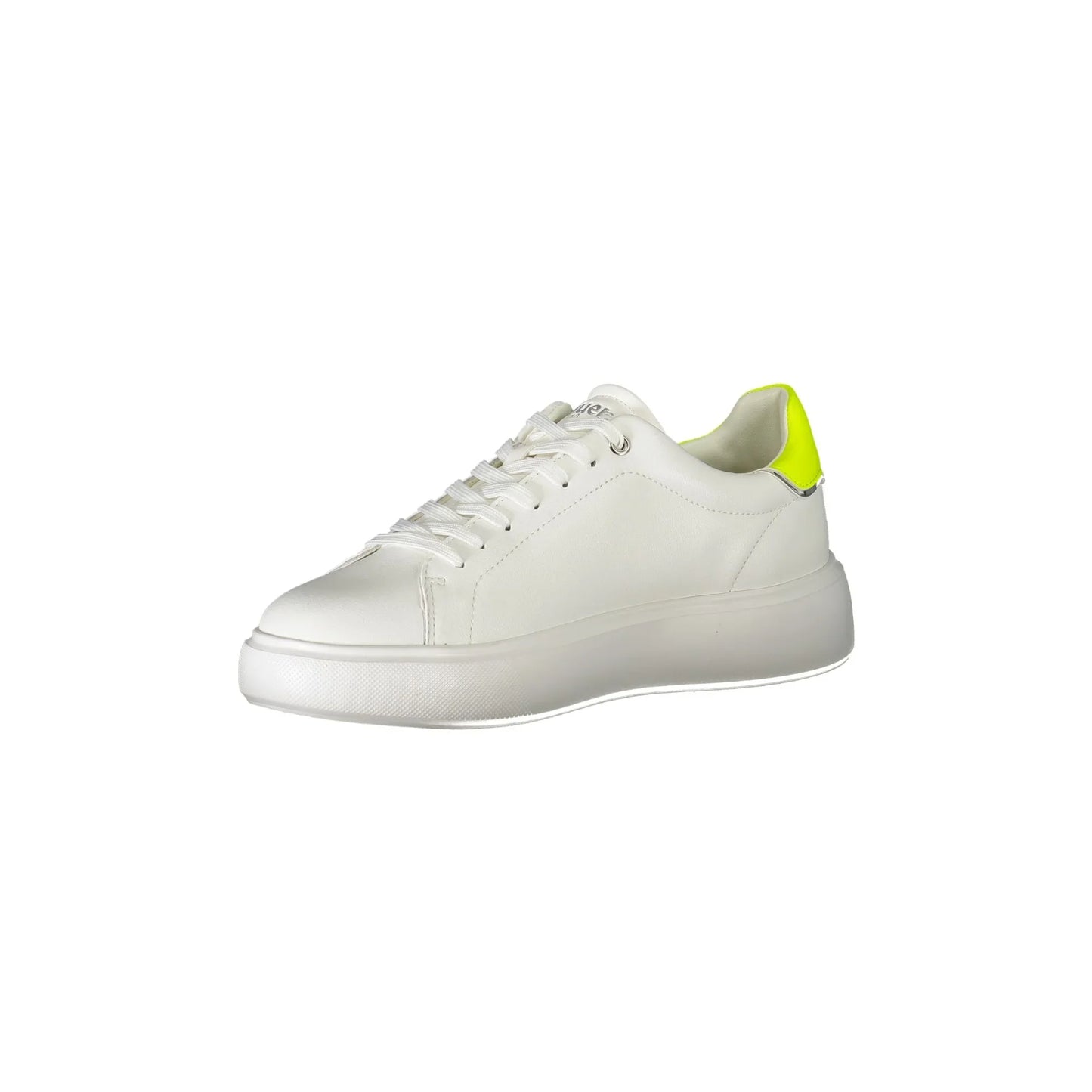 Weiße Damen-Sneaker von BLAUER mit kontrastierenden Details