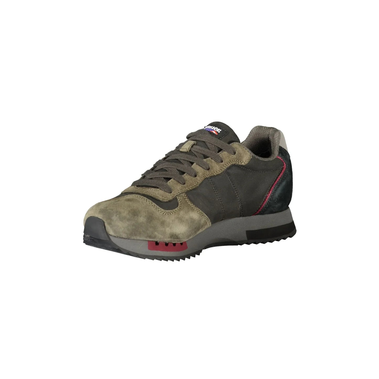 Schwarze Herren-Sneaker von BLAUER mit Schnürsenkeln und kontrastierenden Details