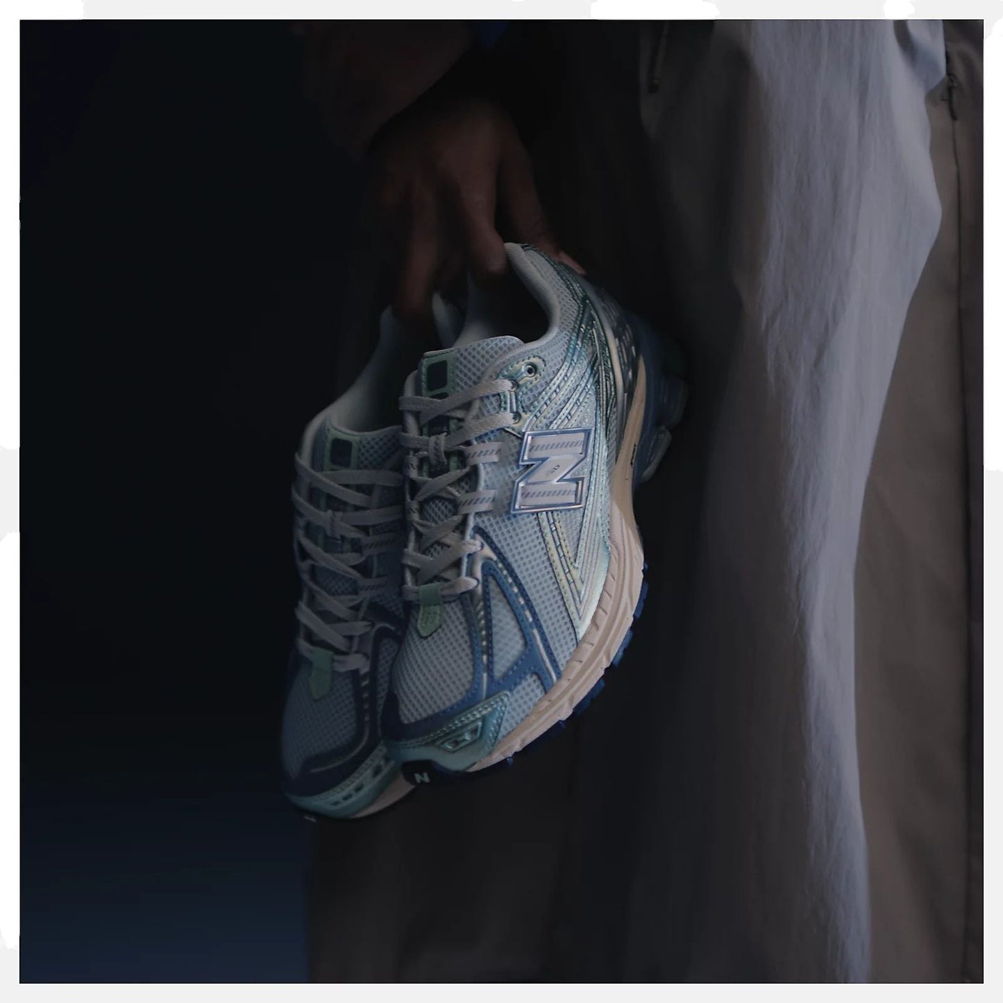 1906R Ice Blue/Melon Water Shoes