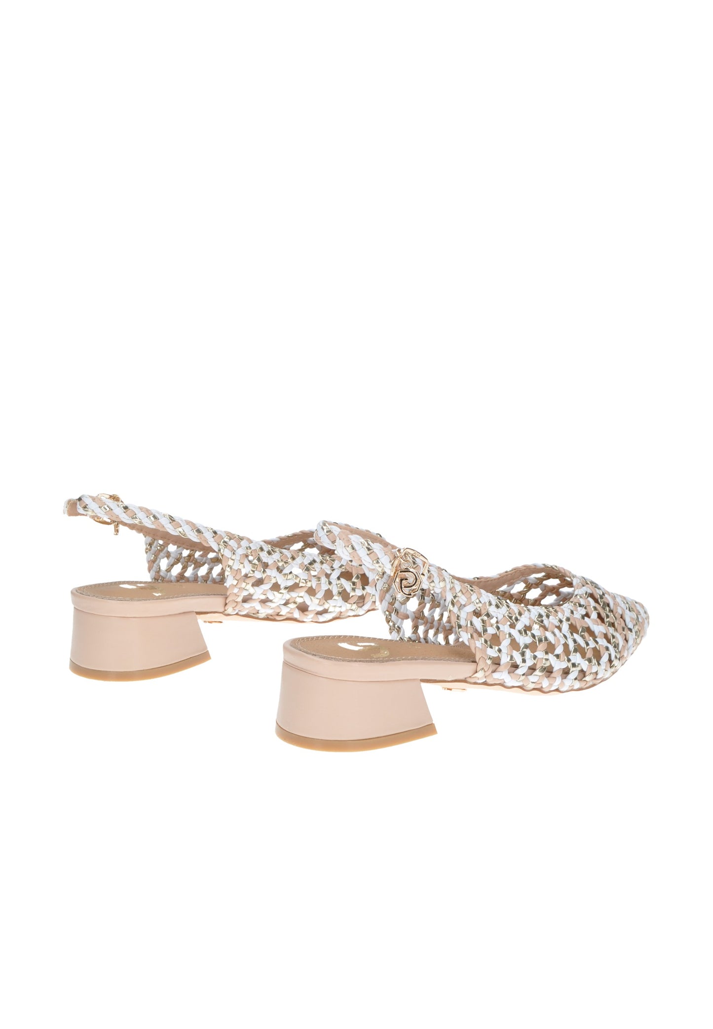 Sandalo eleganti Ires GOLD&GOLD con tacco alto, realizzato in ecopelle con chiusura a cinturino.