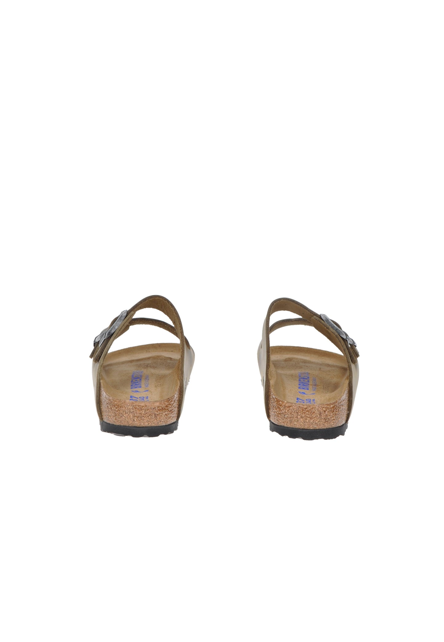 Sandalo Arizona BS by BIRKENSTOCK, featuring adjustable metal buckles and a soft cork-latex footbed for comfort.