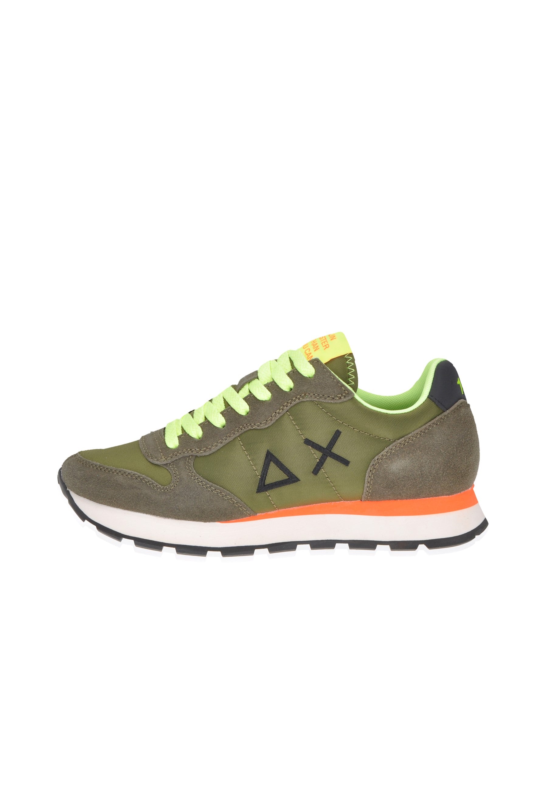 Sneaker SUN68 Z35102 Tom Fluo in Camoscio