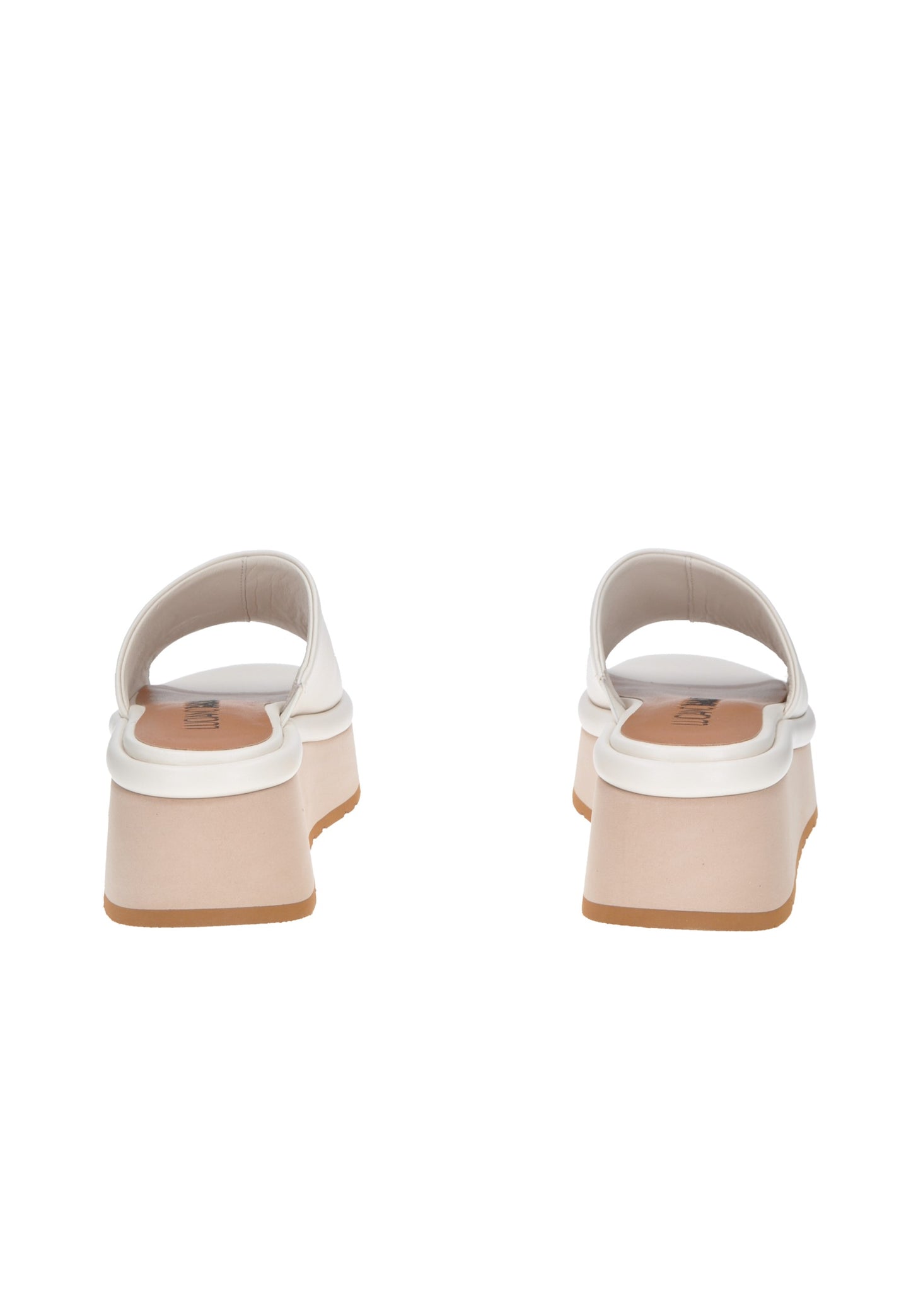 Rear view of TL111 Sandalo Susy LUCIANO BARACHINI, featuring a comfortable elevated sole and stylish design.