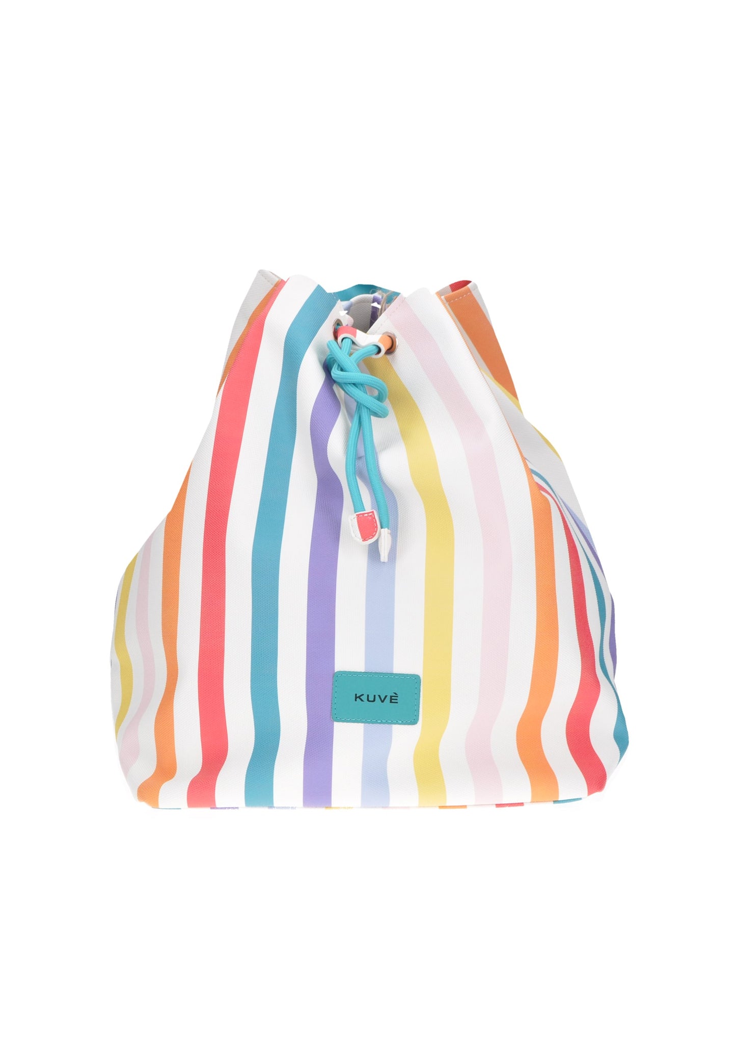 KBS31A03 Zaino KUVE': colorato zaino mare in ecopelle, dimensioni 50x42x22 cm con chiusura a coulisse.
