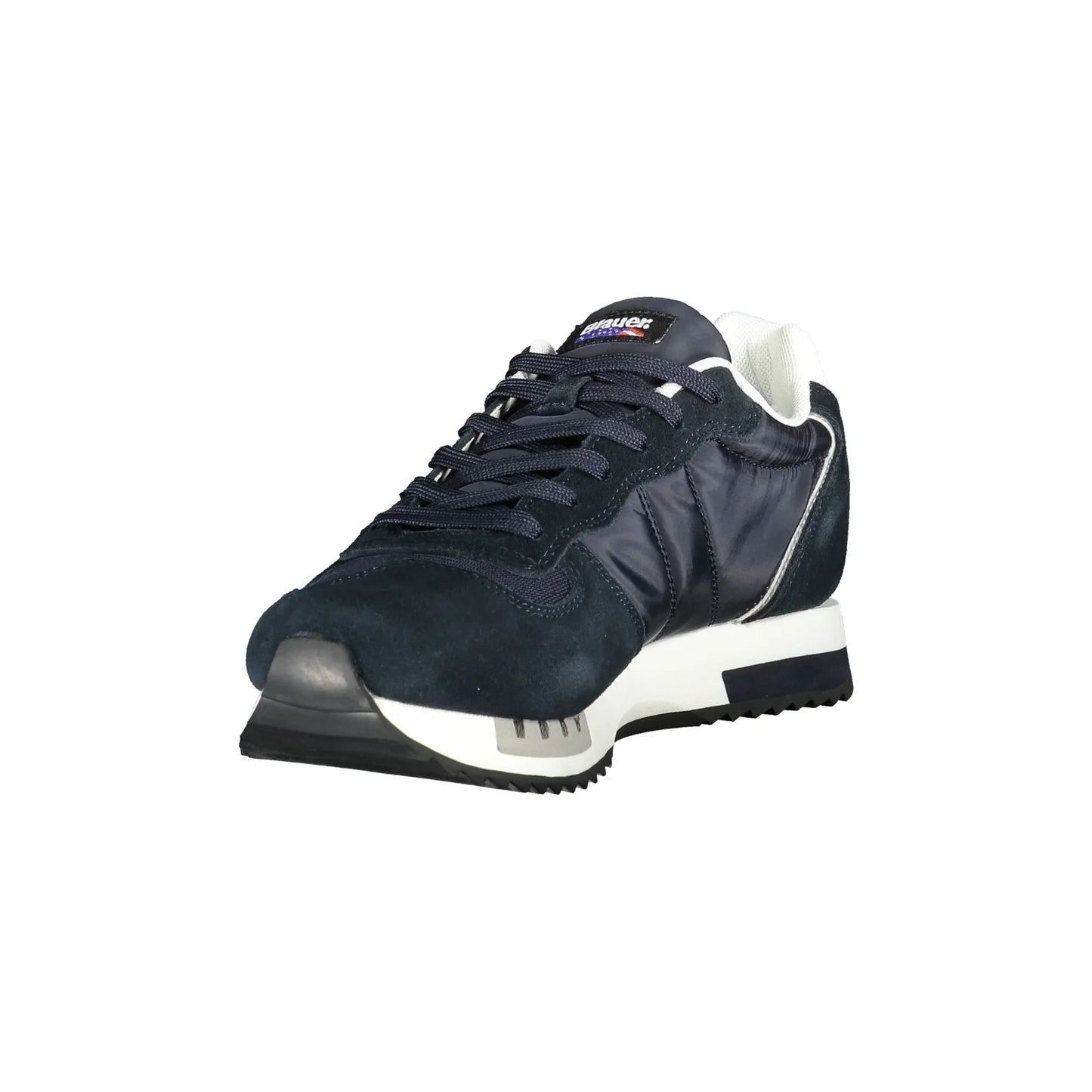 BLAUER Scarpe Sportive Uomo Blu con Lacci a Contrasto