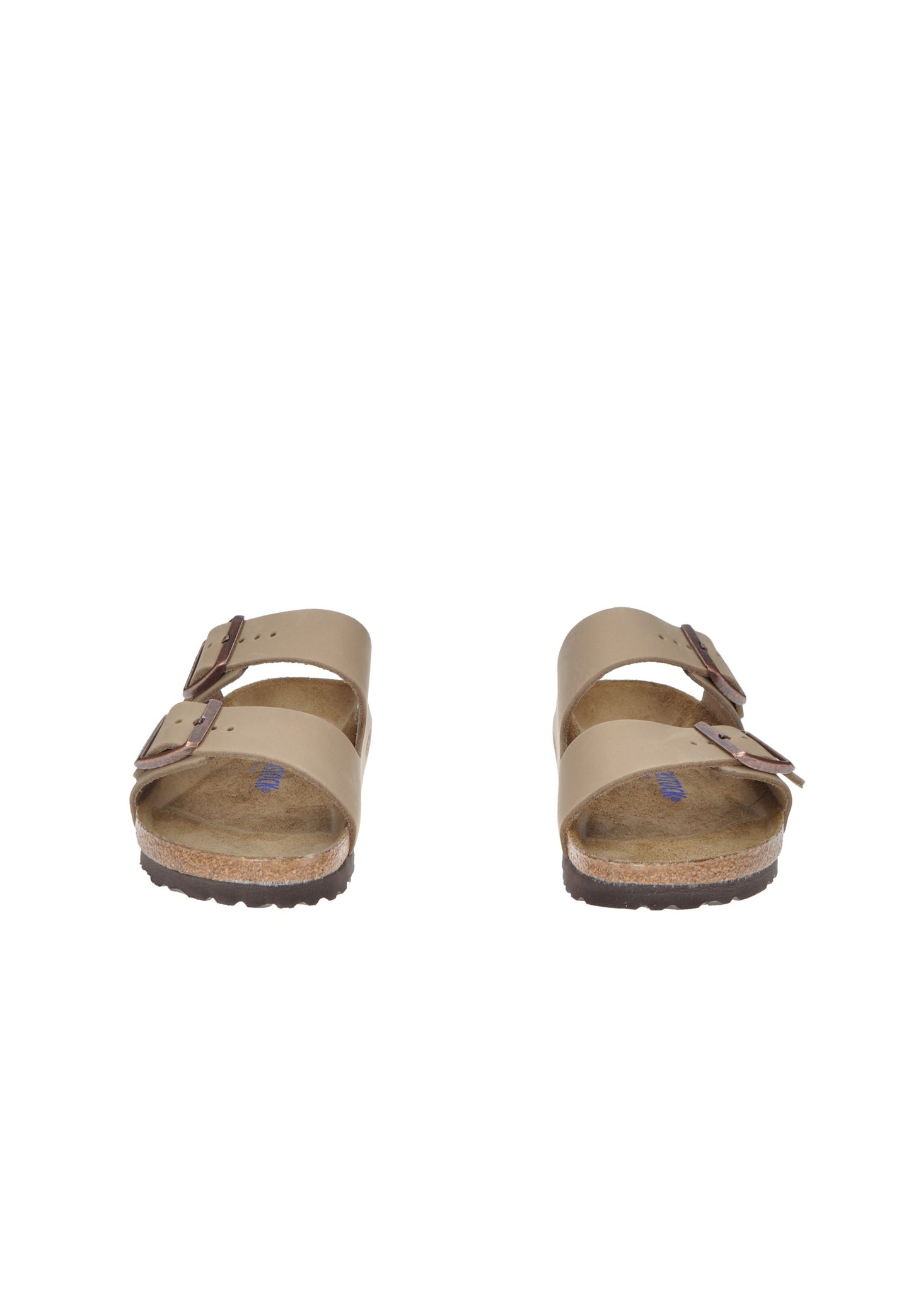 Birkenstock Arizona BS oiled sandals with two adjustable metal buckles, featuring a soft suede footbed.