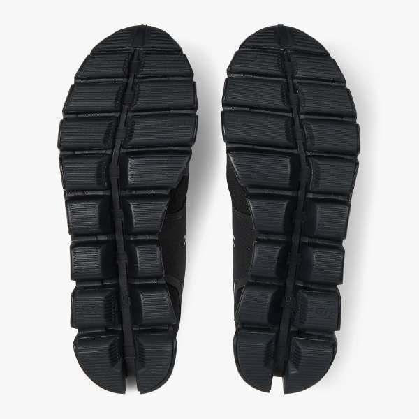Scarpe Cloud Donna Nere - Suola nera con sistema di ammortizzazione avanzato per comfort e prestazioni.