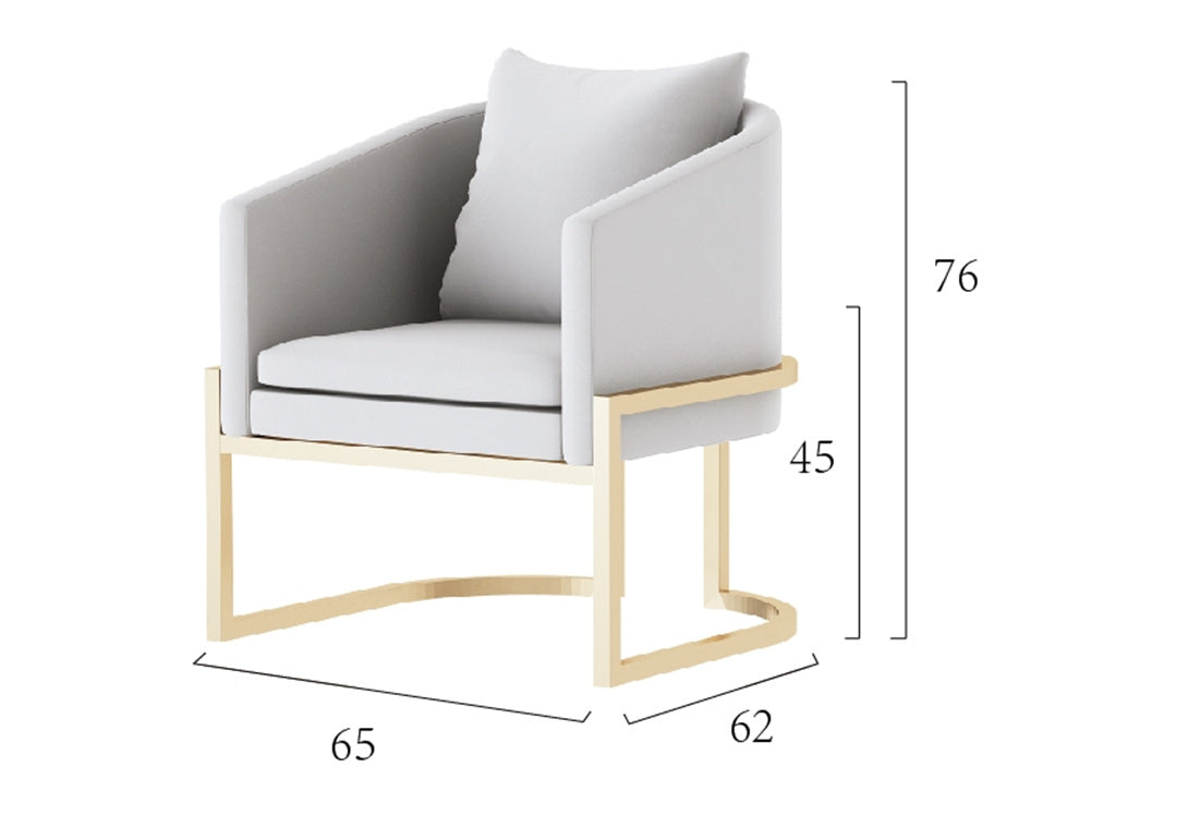 U-shaped chair. Maximum comfort. For home and professional use. High quality. 65x62x76 cm 