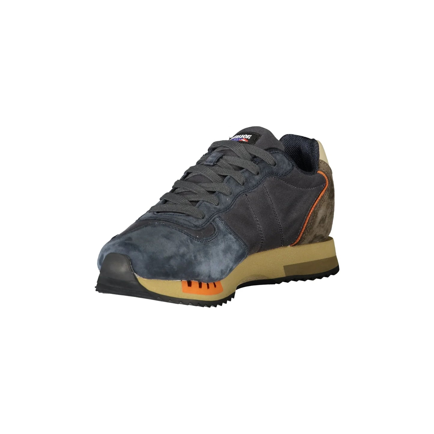 BLAUER Herren-Sneaker in Blau mit Schnürsenkeln und kontrastierenden Details