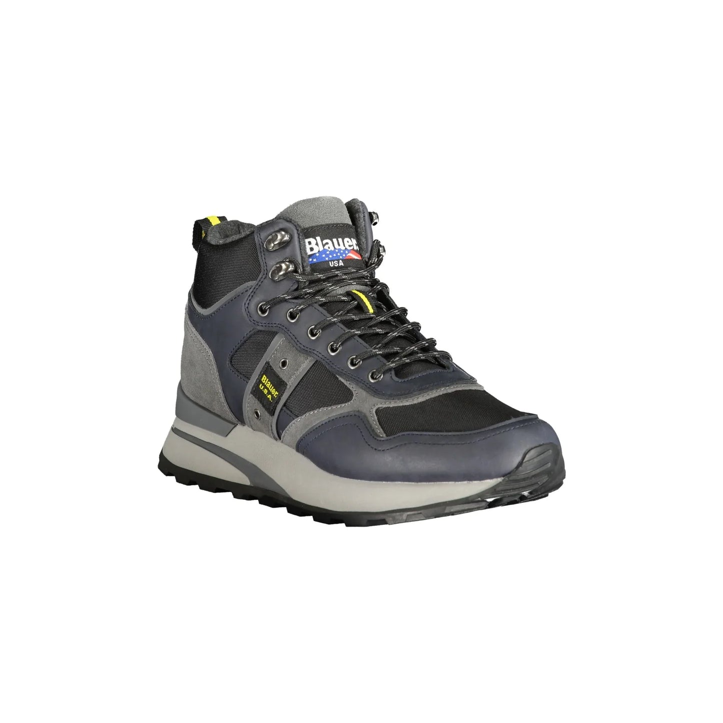 BLAUER Scarpe Sportive Uomo Blu con Lacci e Plantare Removibile
