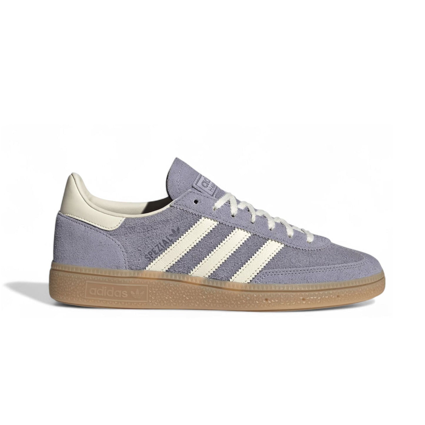 Handball Spezial Damenschuhe Silberviolett/Cremeweiß/Gummi