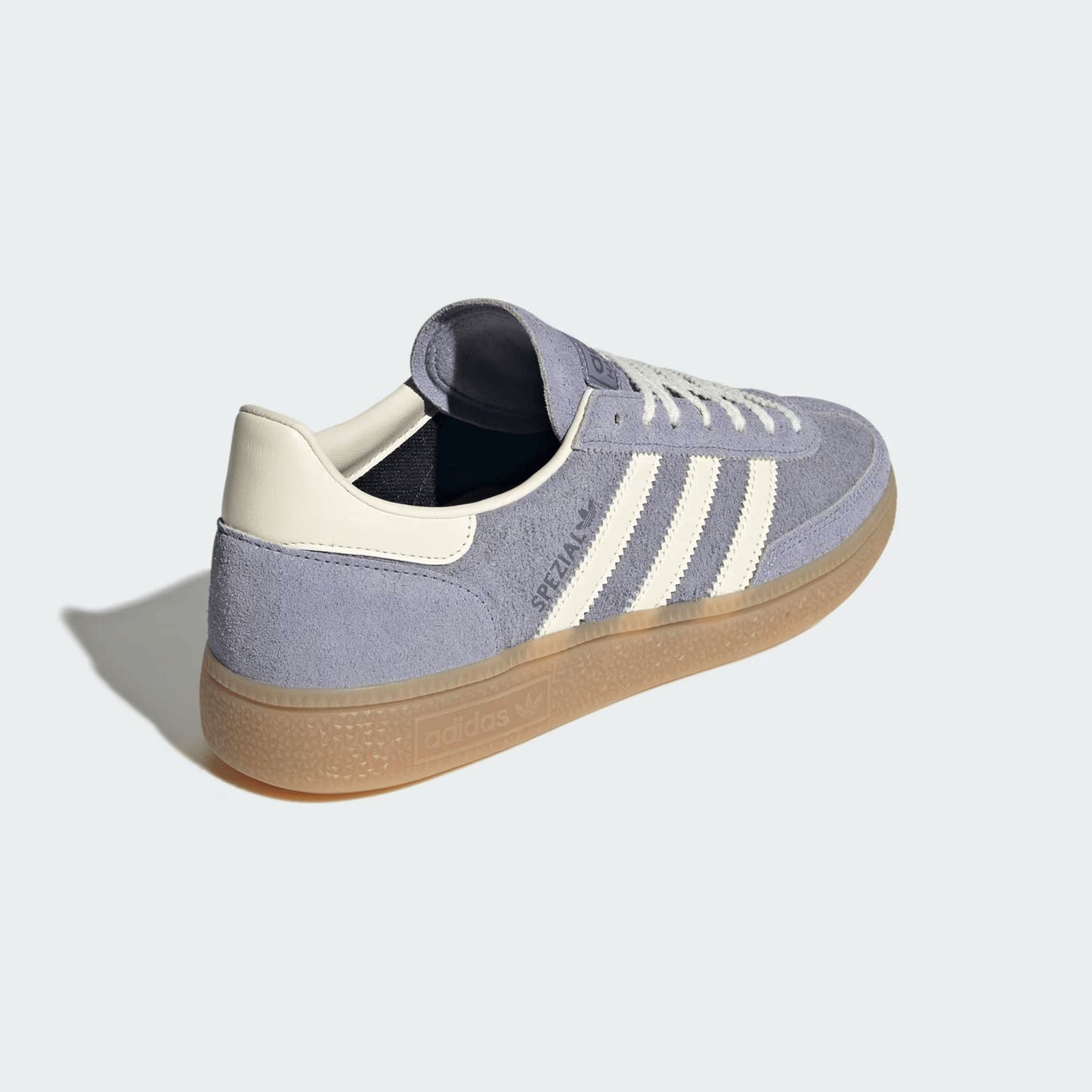 Handball Spezial Damenschuhe Silberviolett/Cremeweiß/Gummi