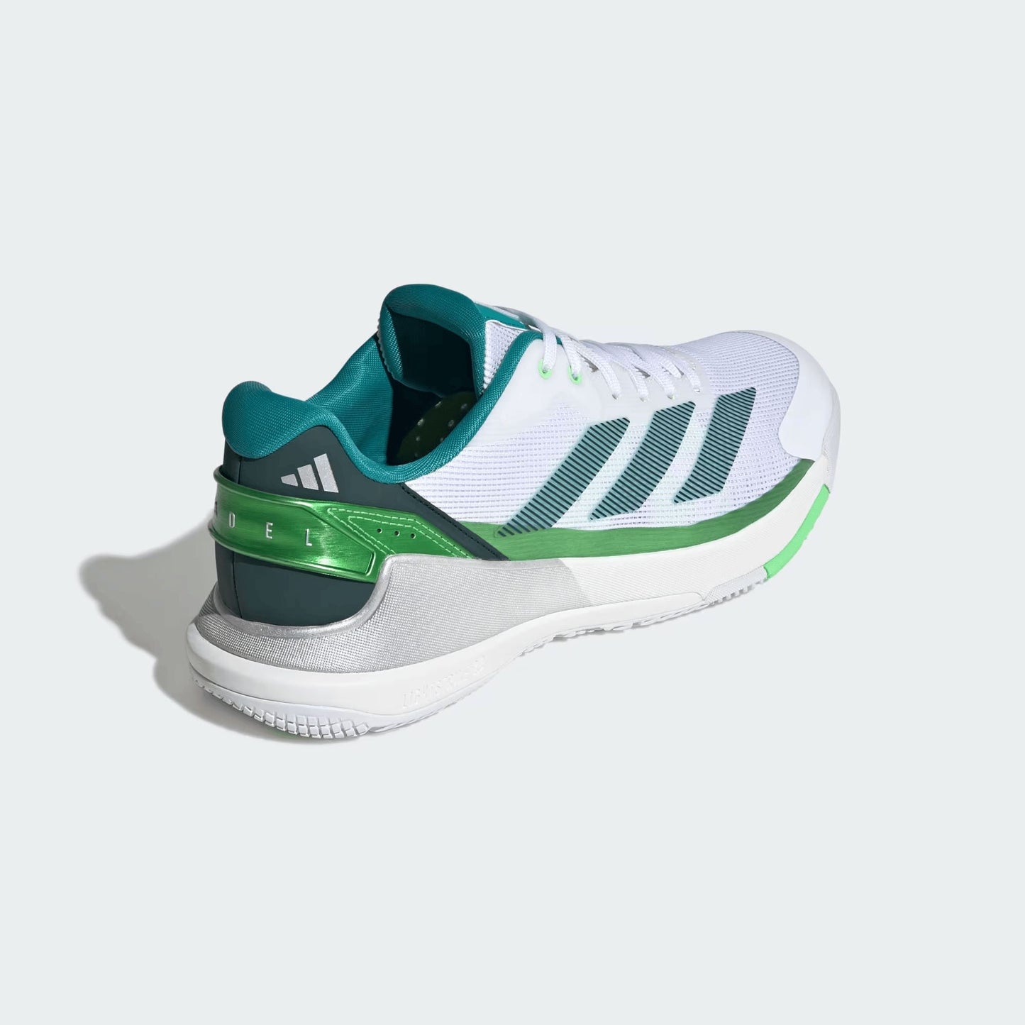 Crazyquick LS Padel Herren-Padelschuhe Cloud White/Aurora Ivy/Lime Burst