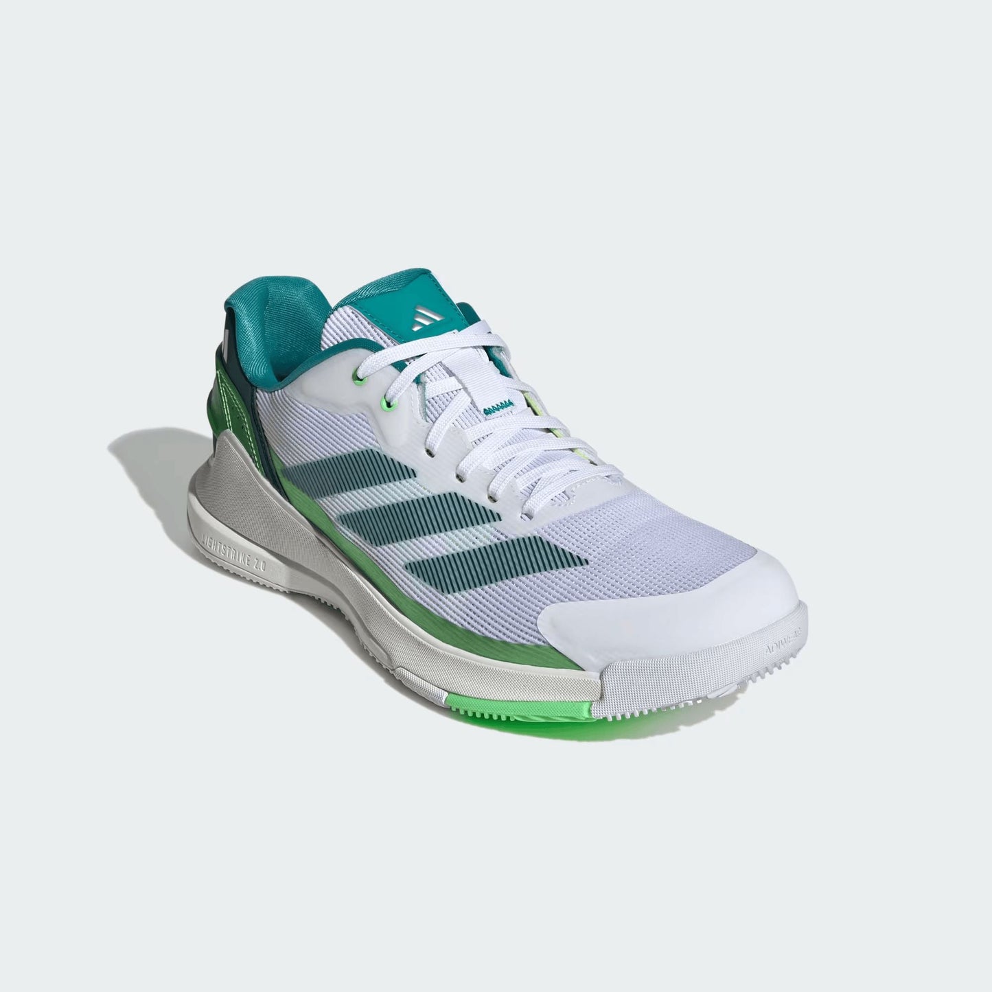 Crazyquick LS Padel Herren-Padelschuhe Cloud White/Aurora Ivy/Lime Burst