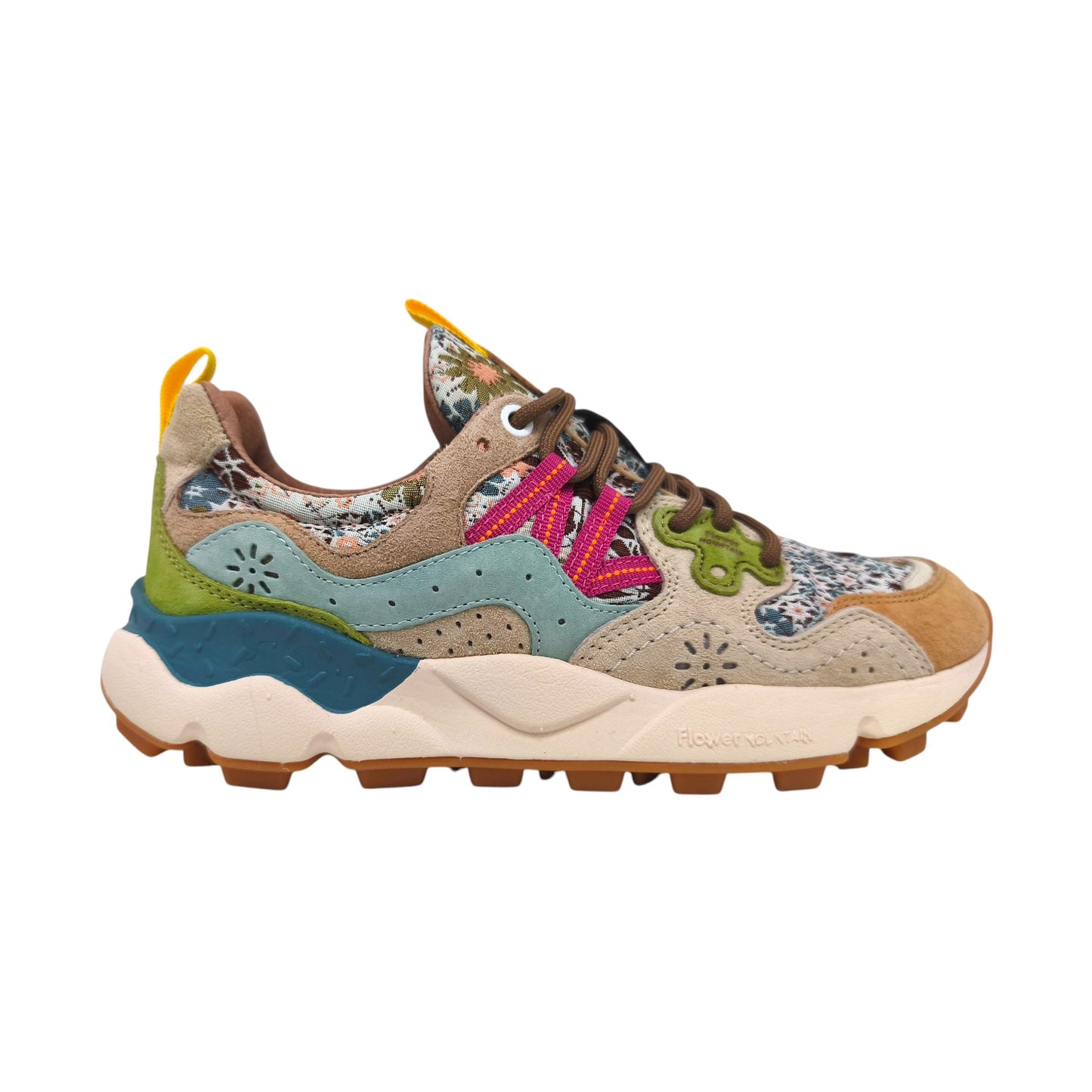 Yamano 3 Jacquard Damenschuhe Creme/Beige/Orange