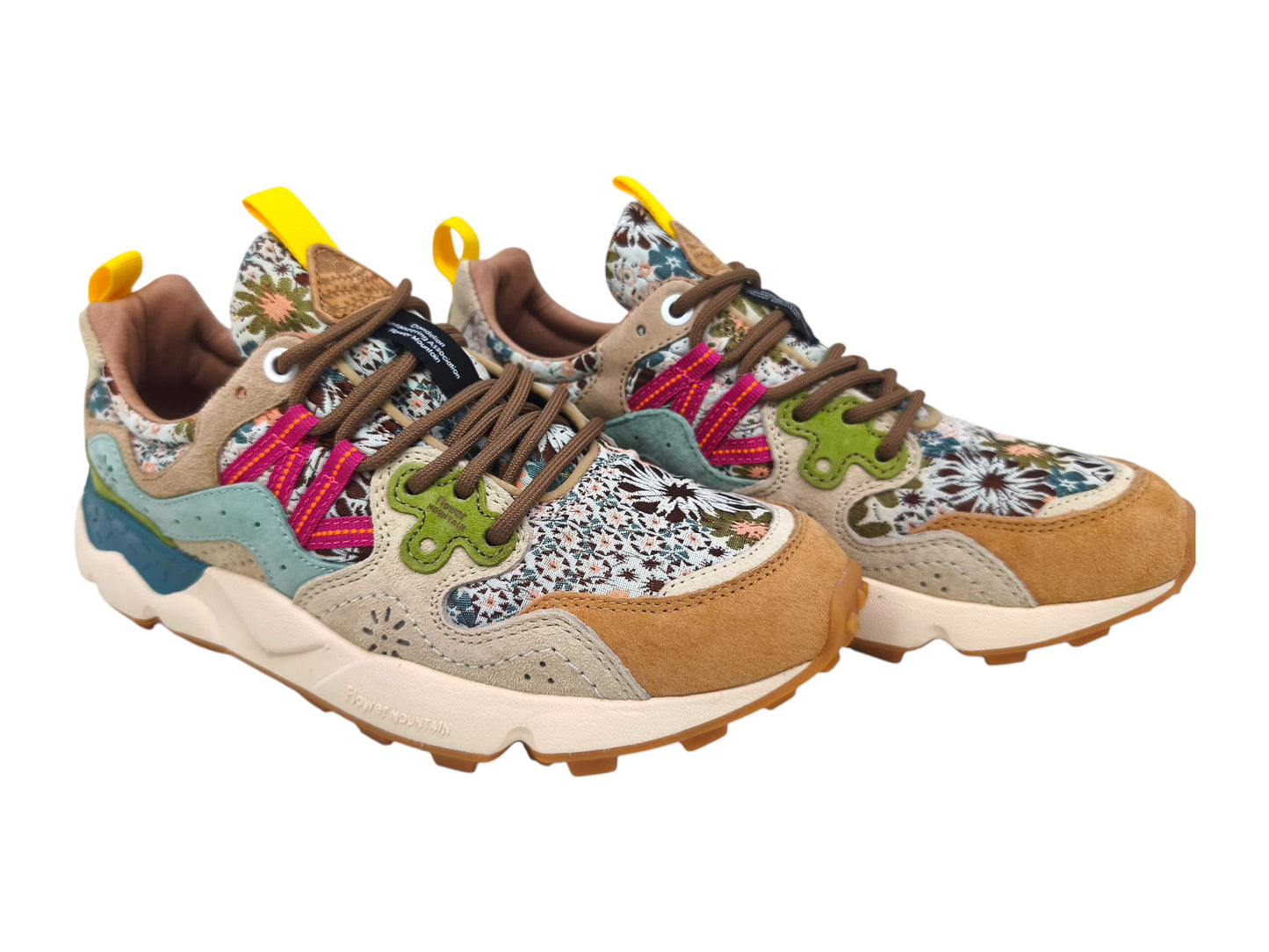 Yamano 3 Jacquard Damenschuhe Creme/Beige/Orange