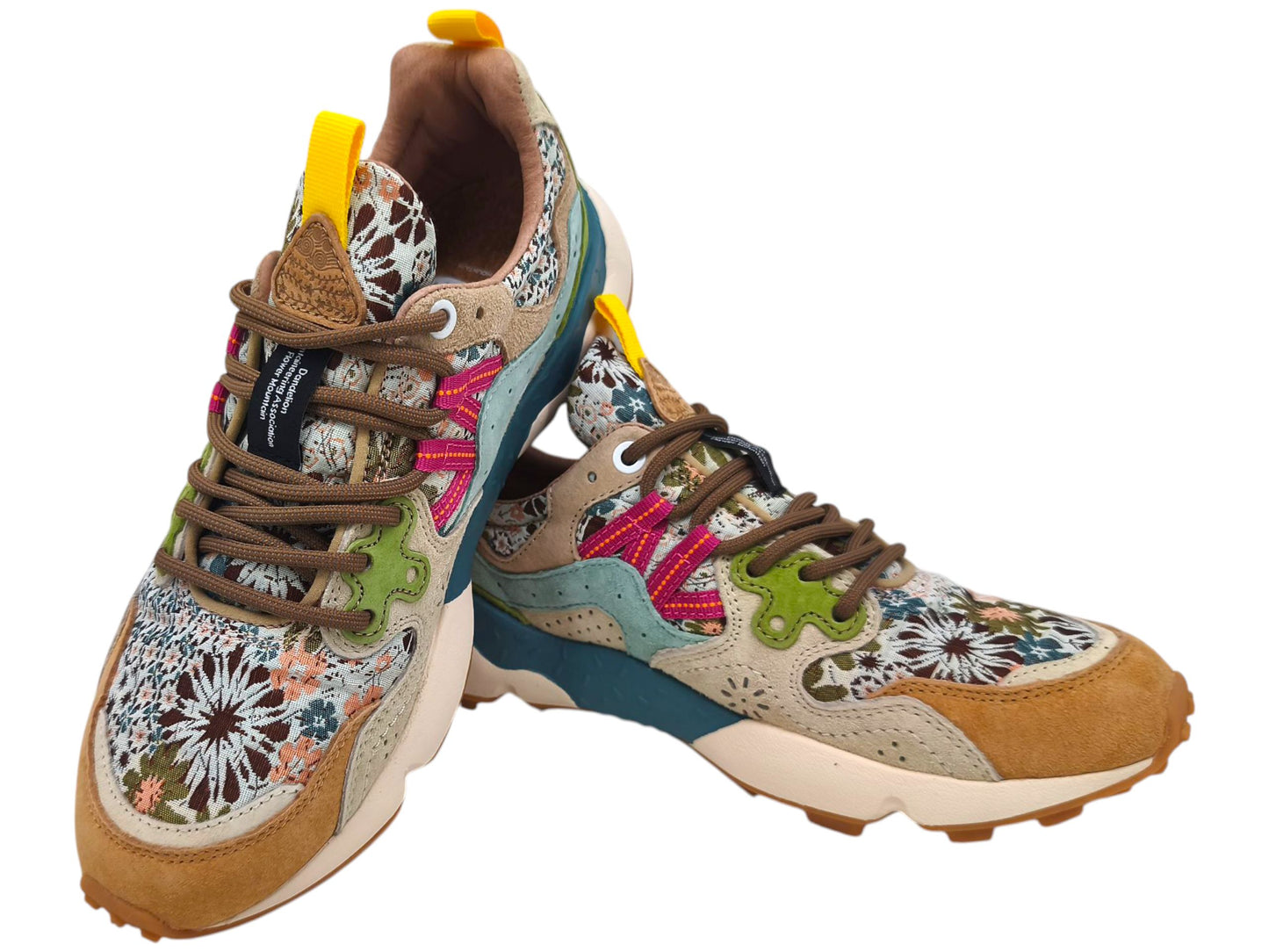 Yamano 3 Jacquard Damenschuhe Creme/Beige/Orange