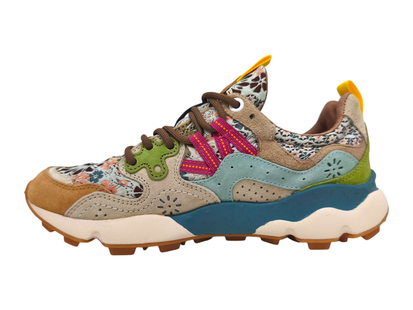 Yamano 3 Jacquard Damenschuhe Creme/Beige/Orange