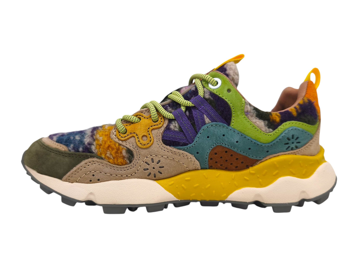 Yamano 3 Teddy Damenschuhe Grau/Taupe/Dunkelgrün