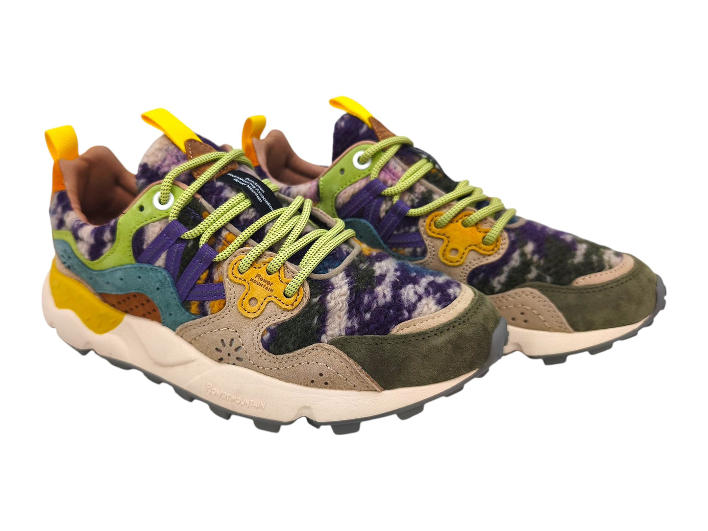Yamano 3 Teddy Damenschuhe Grau/Taupe/Dunkelgrün