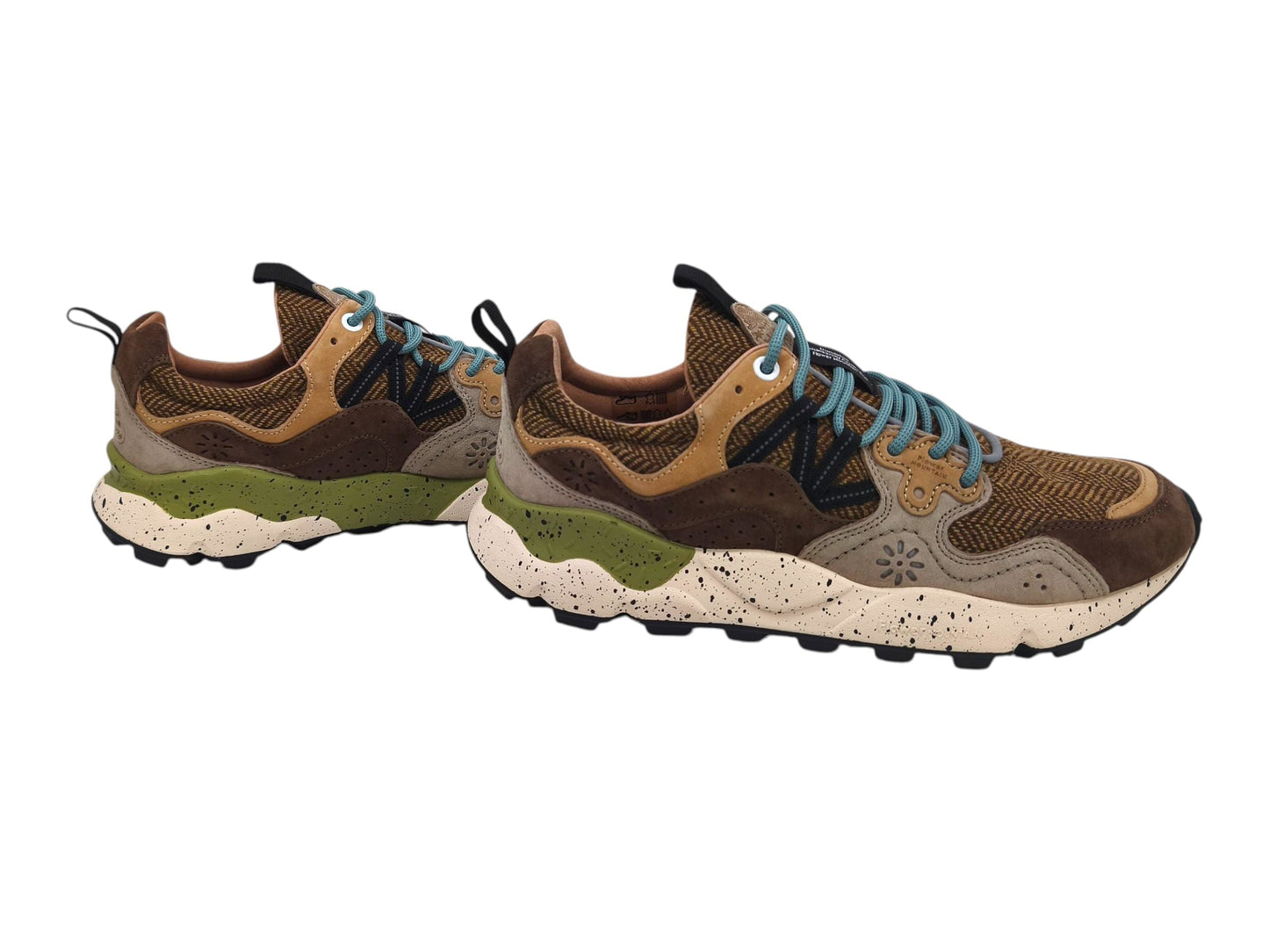 Yamano 3 Wollstrick-Herrenschuhe Dunkelgrau/Schlammbraun/Hellbraun