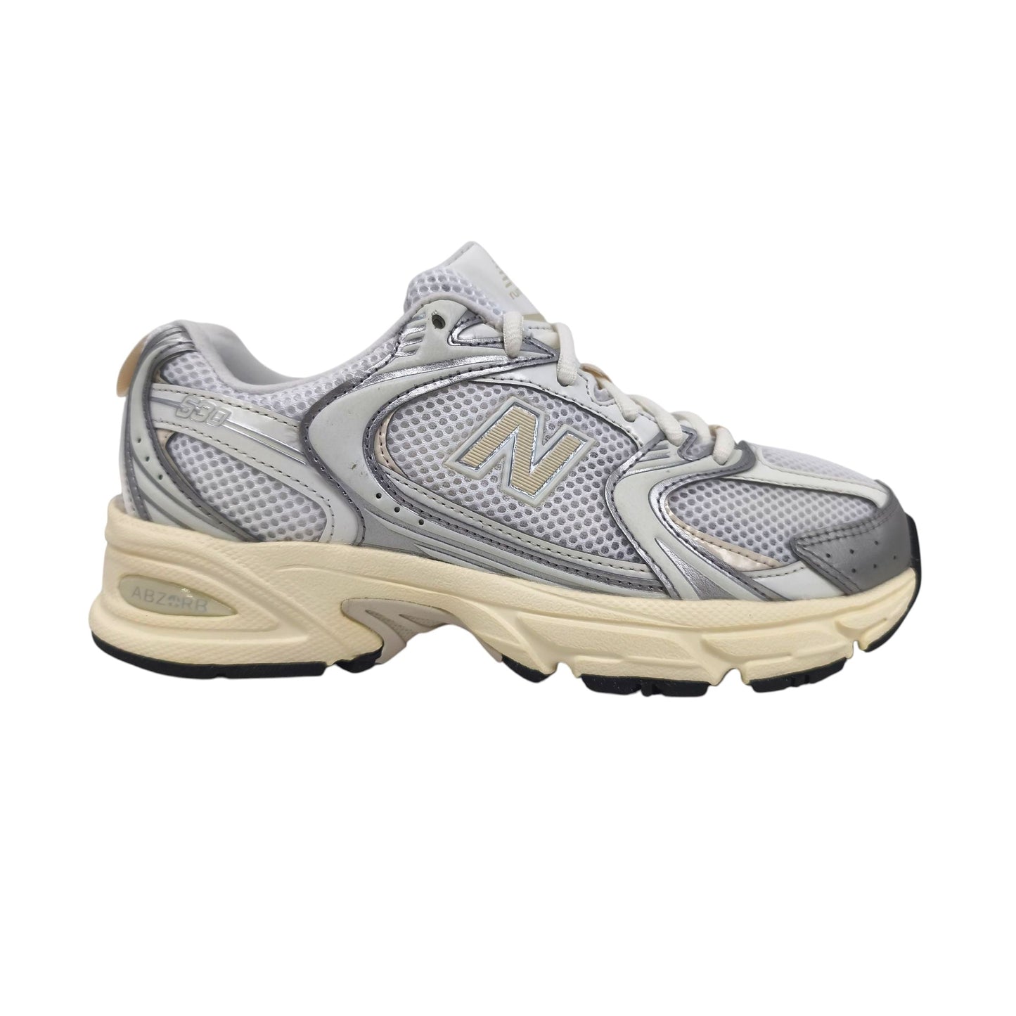 530 White/Silver Shoes