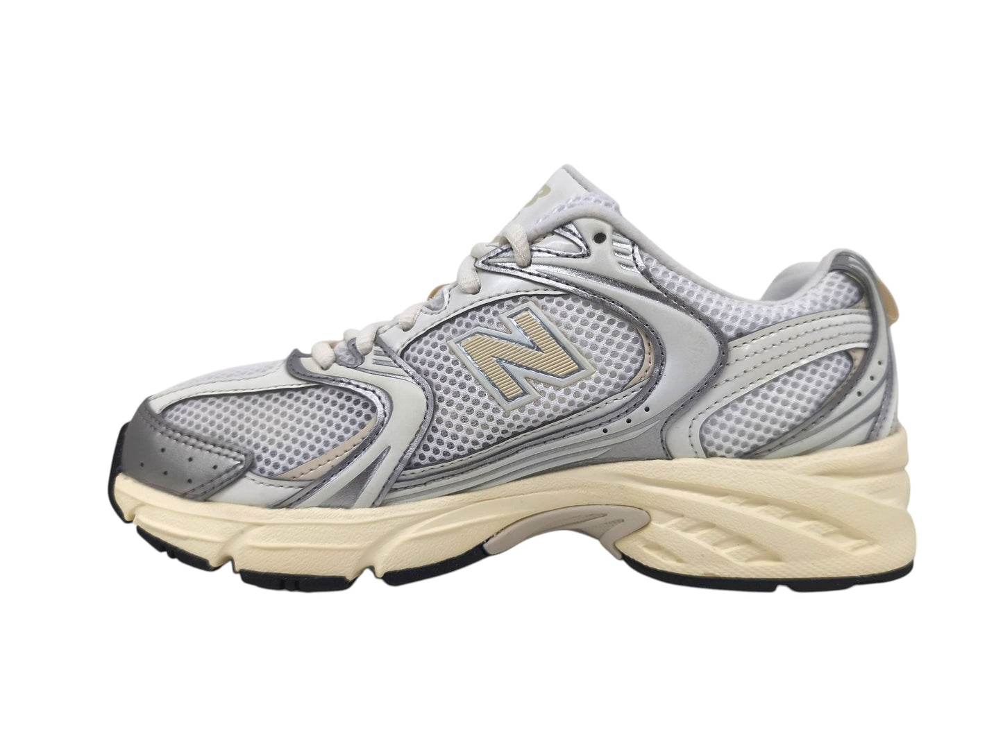 530 White/Silver Shoes
