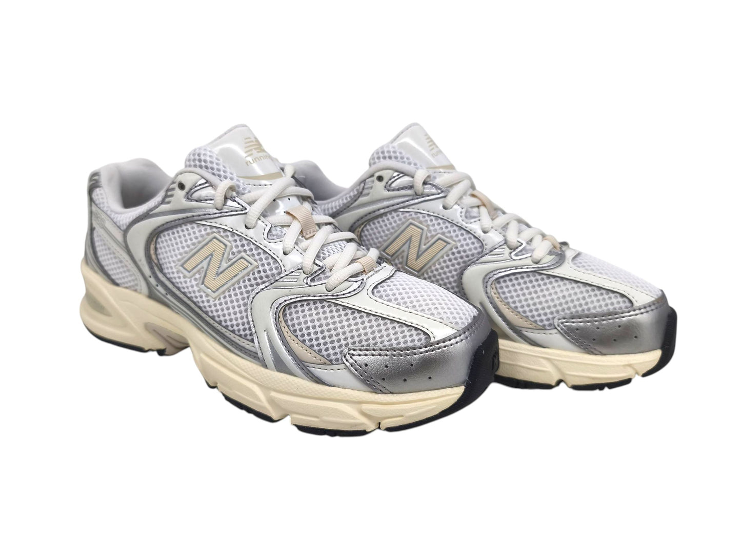530 White/Silver Shoes