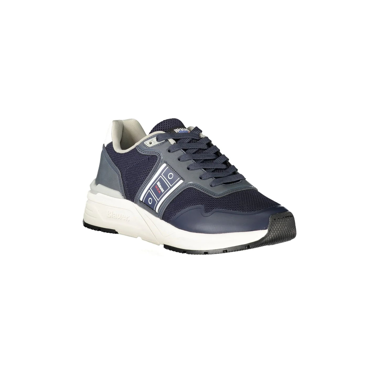 BLAUER Herren-Sneaker in Blau mit Schnürsenkeln und kontrastierenden Details