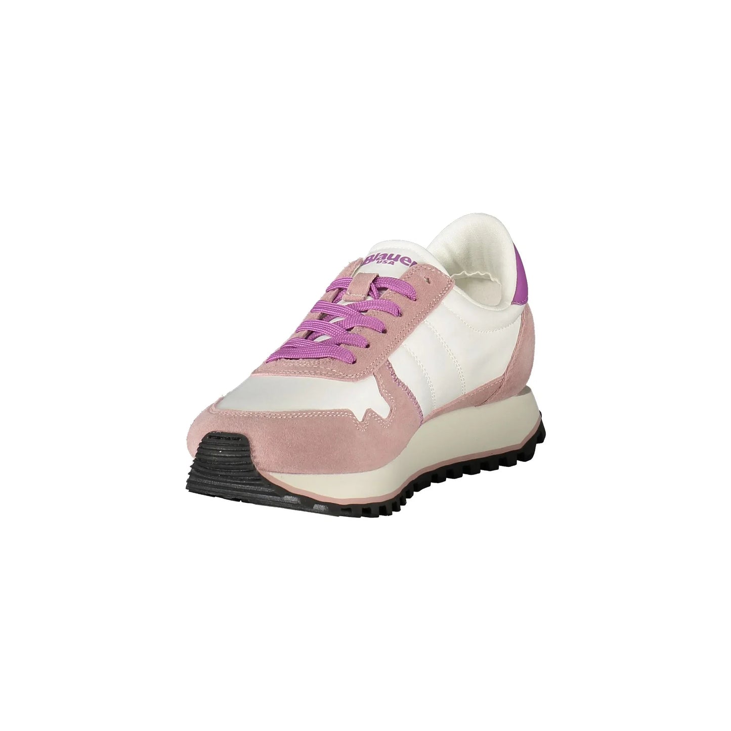 BLAUER Damen-Sportschuhe in Weiß mit kontrastierenden Details