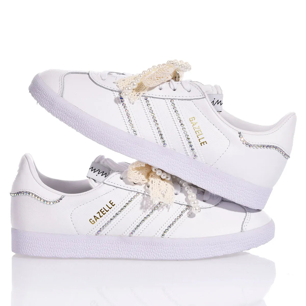 Adidas Gazelle Weiß Glam