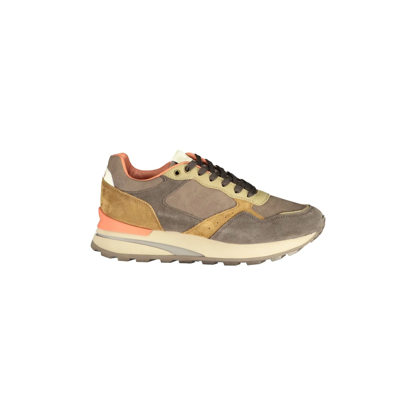 BLAUER Herren-Sneaker in Braun mit herausnehmbarer Innensohle und Logo