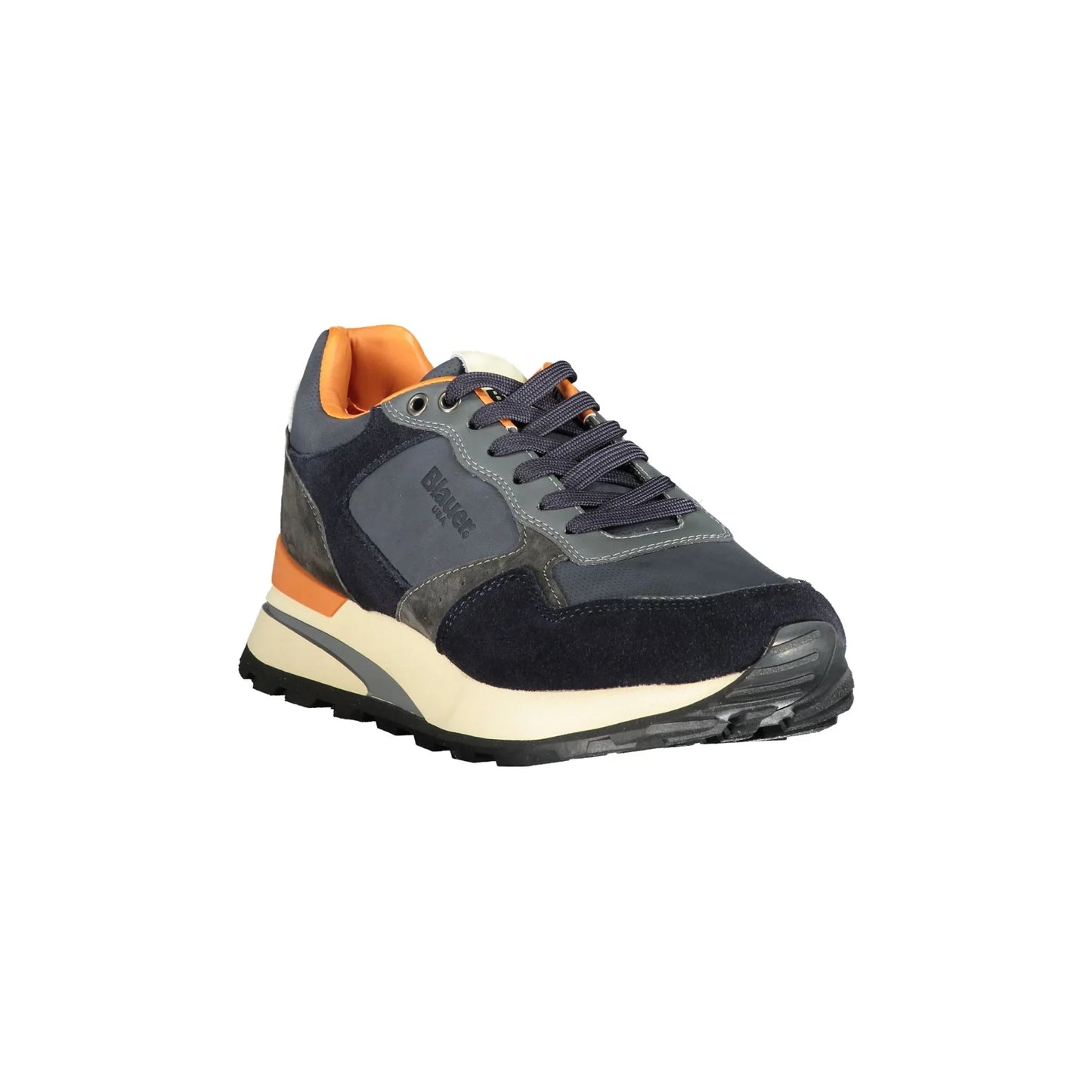 BLAUER Scarpe Sportive Uomo Blu con Plantare Removibile