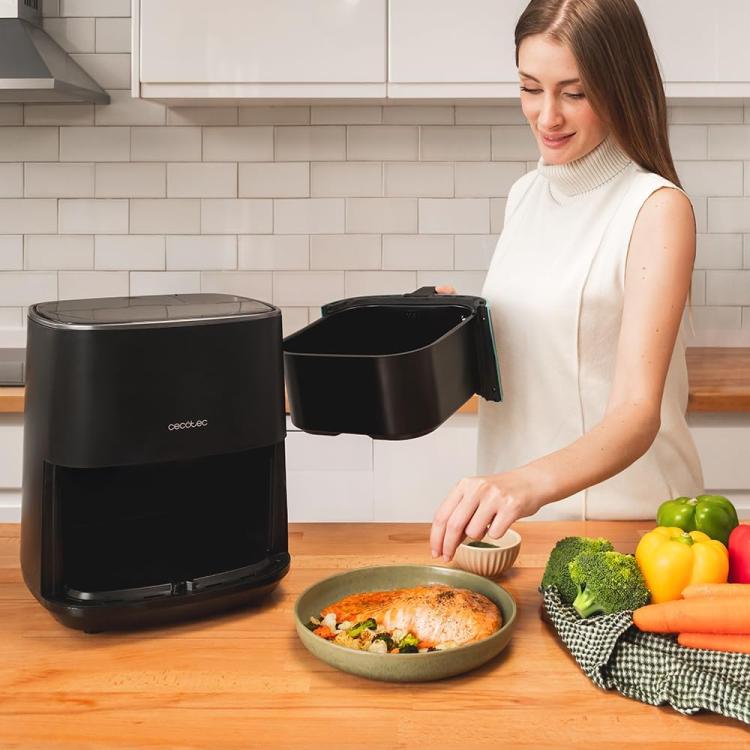 Cecotec Heißluftfritteuse 5,5 l Digital Cecofry Fantastik 5500 Heißluftfritteuse 1500 W