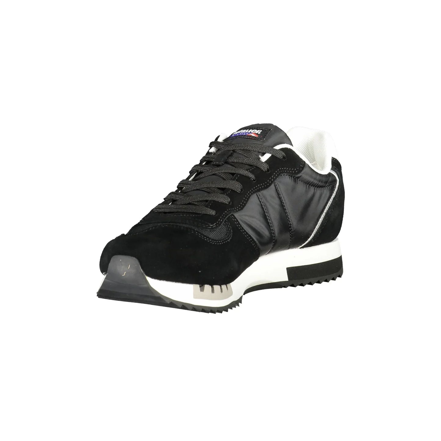 Schwarze Herren-Sneaker von BLAUER mit kontrastierenden Details und Logo