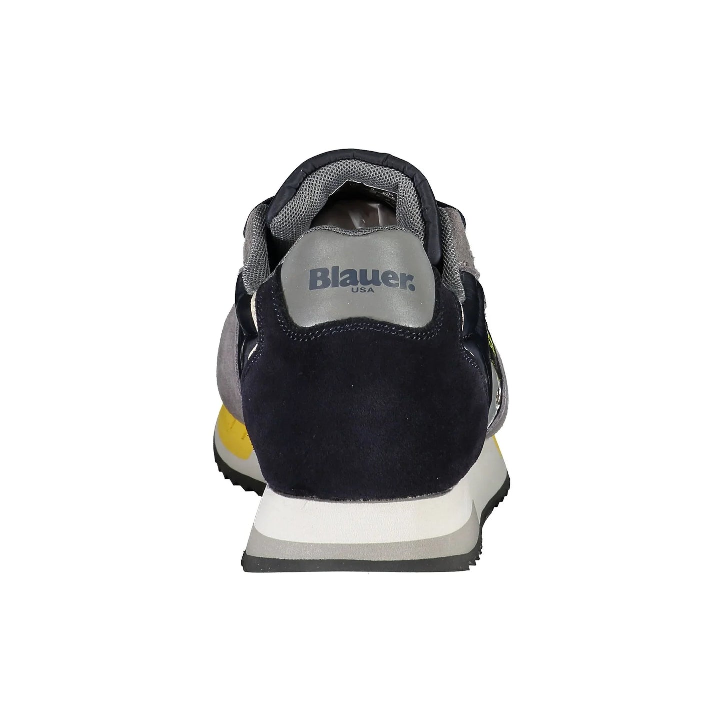 BLAUER Scarpe Sneakers Uomo Blu con Dettagli a Contrasto