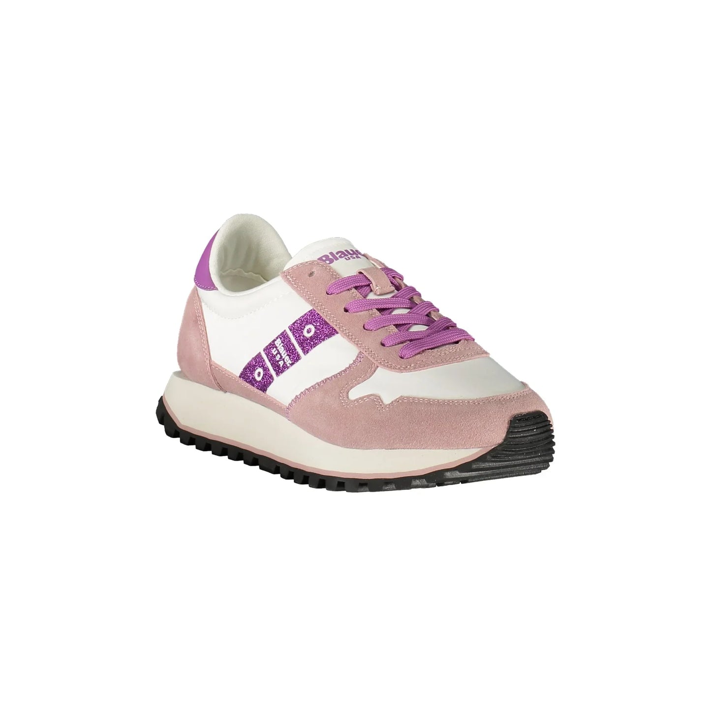 BLAUER Damen-Sportschuhe in Weiß mit kontrastierenden Details
