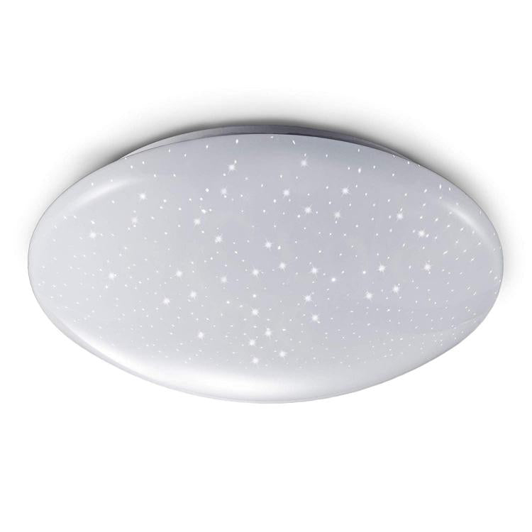 15W LED-Deckenleuchte, kreisförmig, Sternenhimmel-Effekt, Glitzer-Kronleuchter