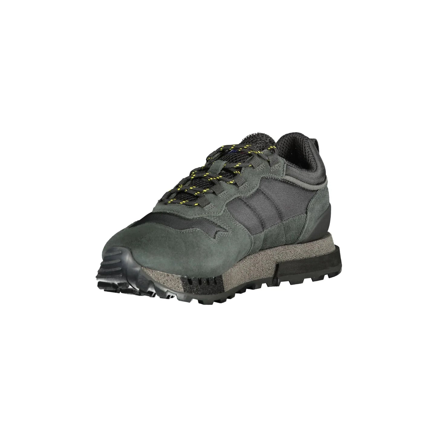 BLAUER Scarpe Sneakers Uomo Nere con Dettagli a Contrasto