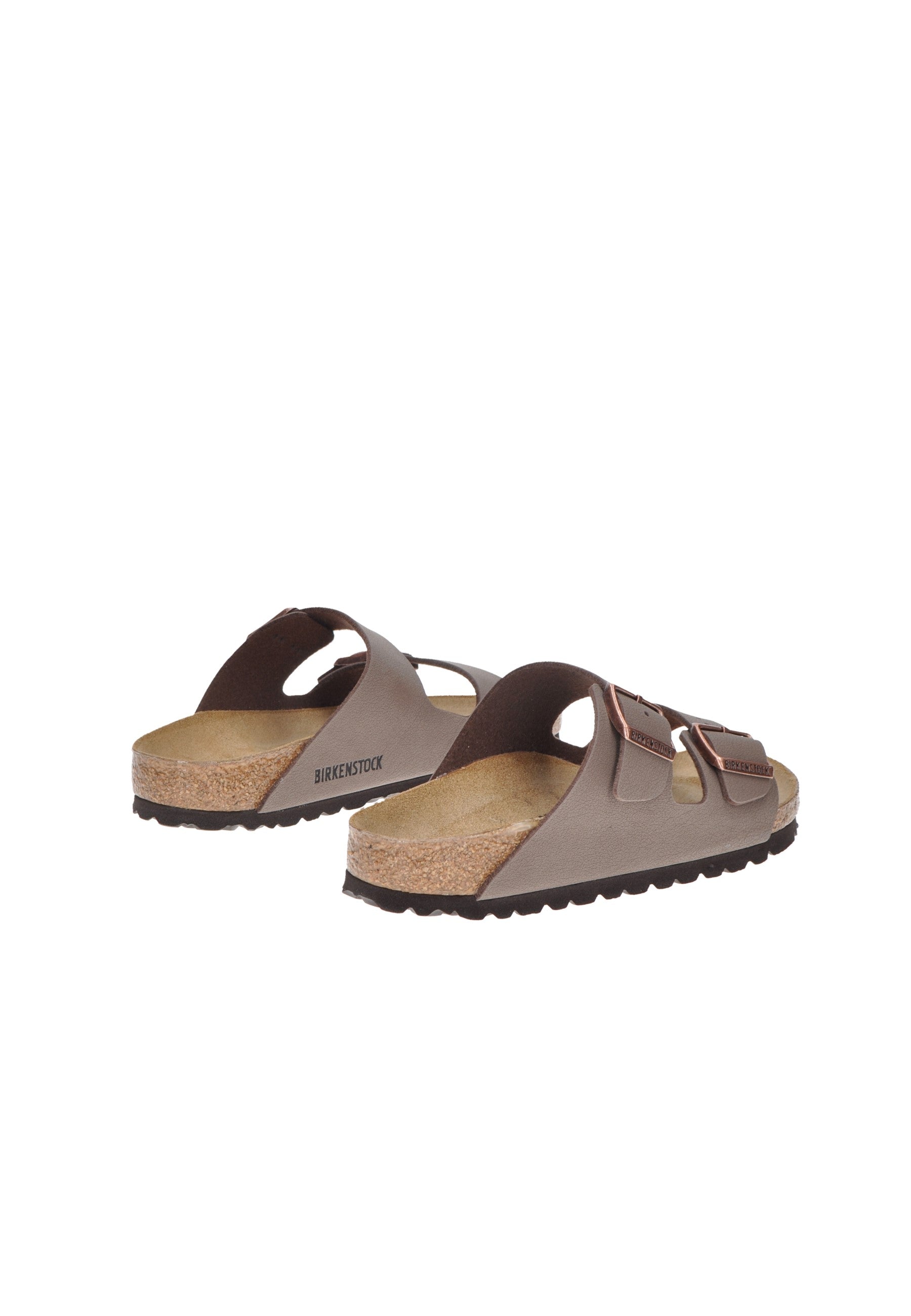 Sandalo Birkenstock 151183 Arizona BS, due cinturini regolabili, suola in EVA e plantare anatomico in sughero.