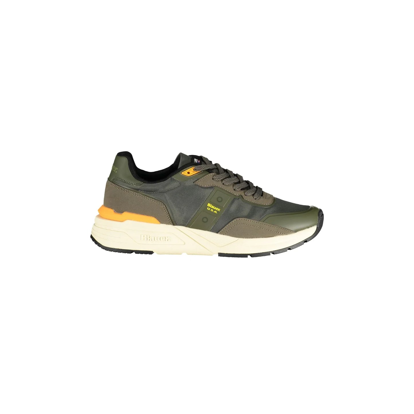 BLAUER Herren-Sneaker in Grün mit kontrastierenden Details