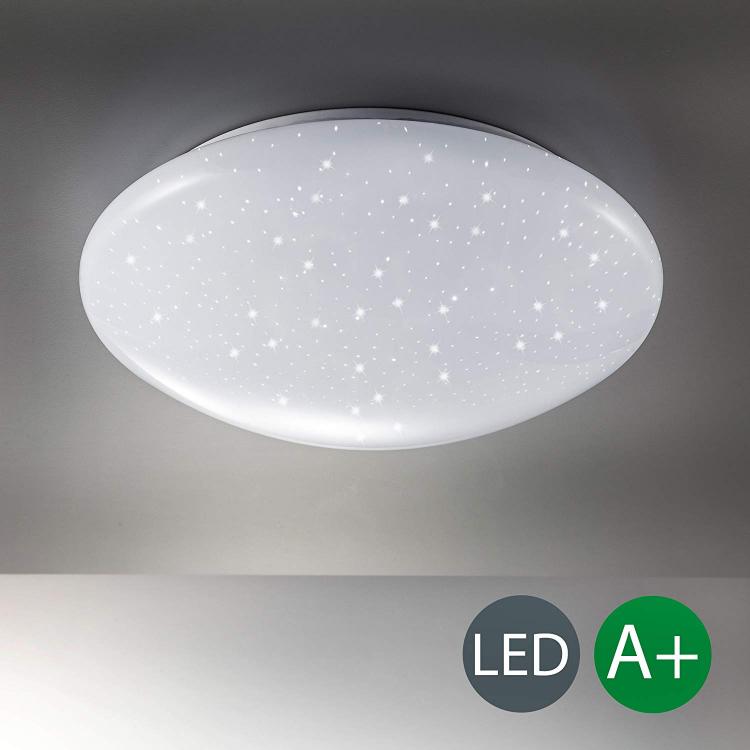 15W LED-Deckenleuchte, kreisförmig, Sternenhimmel-Effekt, Glitzer-Kronleuchter