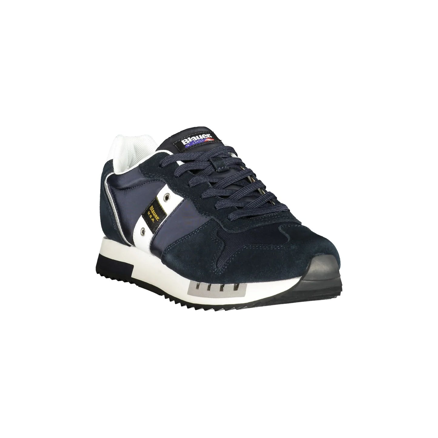 BLAUER Scarpe Sportive Uomo Blu con Lacci a Contrasto