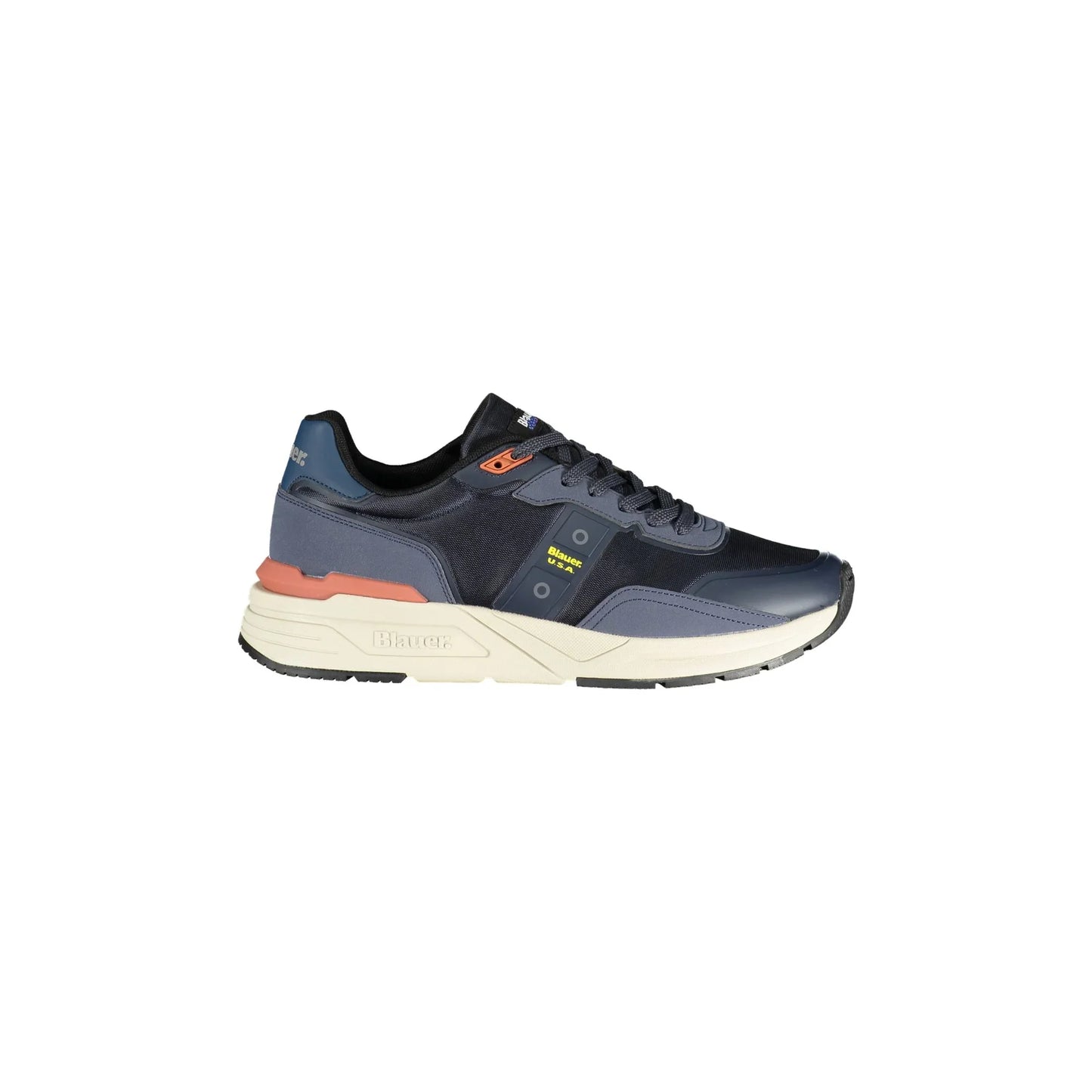 BLAUER Herren-Sneaker in Blau mit kontrastierenden Details